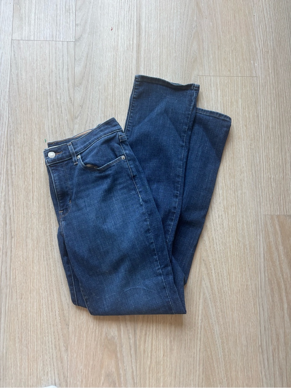 Classic Straight Women's Dark Blue Denim Jeans